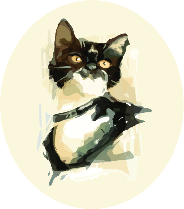 Lintang Kurnia Sakti - Watercolor Animal Cat