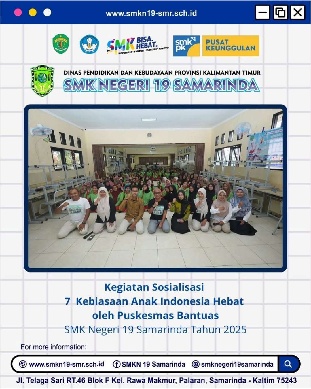 Kegiatan Sosialisasi 7 Kebiasaan Anak Indonesia Hebat Oleh Puskesmas Bantuas Kegiatan Sosialisasi 7 Kebiasaan Anak Indonesia Hebat Oleh Puskesmas Bantuas