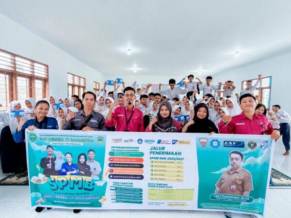 SMK Negeri 19 Samarinda Sosialisasikan SPMB 2026/2027 ke SMP Negeri 44 Samarinda