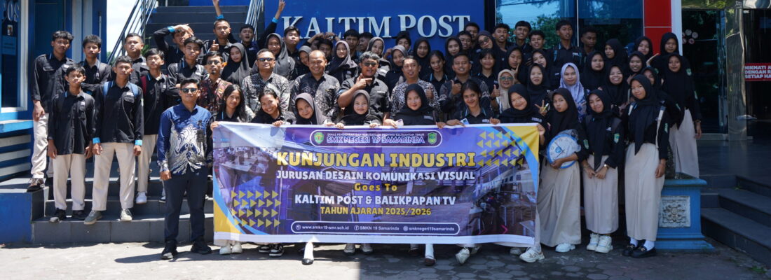 Kunjungan Industri Jurusan DKV Ke Kaltim Post dan BTV