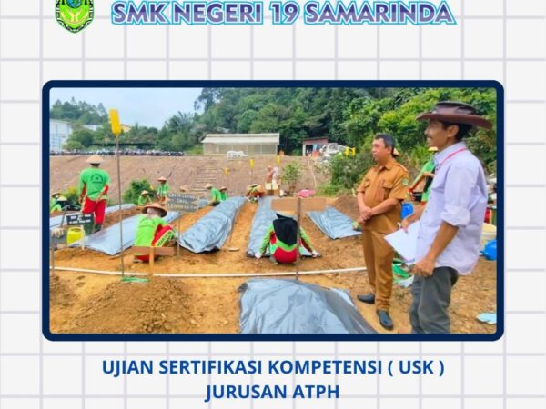 Ujian Sertifikasi Kompetensi (USK) Jurusan Agribisnis Tanaman Pangan dan Holtikultura SMK Negeri 19 Samarinda Tahun Ajaran 2025/2026