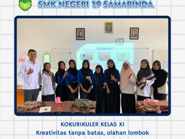 Kokurikuler kelas XI SMK Negeri 19 Samarinda