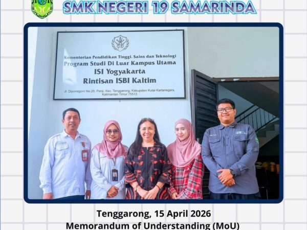 Memorandum of Understanding (MoU) Jurusan Produksi Film SMK Negeri 19 Samarinda dengan Institut Seni Budaya Indonesia (ISBI) Kalimantan Timur